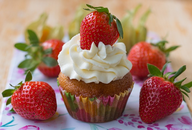 Gyümölcsös muffin