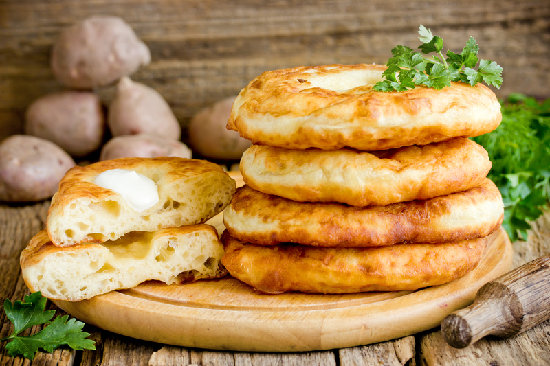 Krumplis lángos